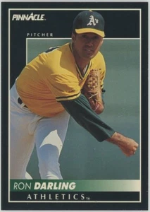 Pinnacle Ron Darling Oakland Athletics #378 1992 - Imagen 1 de 2