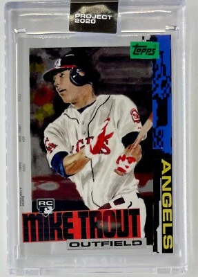 Topps PROJECT 2020 Mike Trout 2011 by Jacob Rochester Card #85 Angels PR /33818 - Image 1 of 2