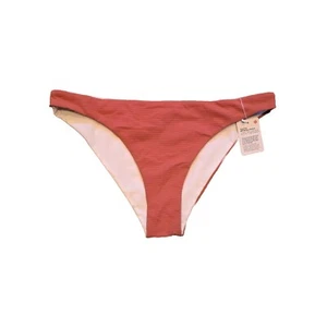 Lululemon Bikini Bottom Womens 12  Pool Play Mid Rise Skimpy White Reversible - Picture 1 of 14