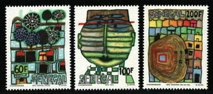 Senegal 1979 - Mi-Nr. 705-707 ** - MNH - Hundertwasser (I) - Picture 1 of 2