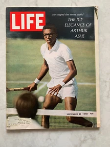 LIFE magazine, September 20, 1968, cover: Arthur Ashe - Imagen 1 de 5