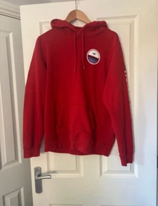 Mens Holister Red Hoodie Size XL - Picture 1 of 4