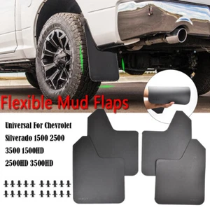 XUKEY Mudflaps Splash Guards Mudguards For Chevrolet Silverado 1500 For GMC - Picture 1 of 8