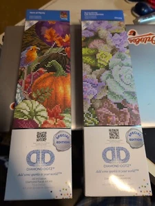Set Of 2 Diamond Dotz Facet Art Kits Horn Of Plenty & Succulents NIB Crafts - Picture 1 of 4