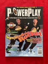 1995 PowerPlay magazine + SkyBox card insert / Premier issue / NHL / Bure