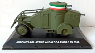 Modellino Automitragliatrice Ansaldo Lancia 1 ZM - 1916 - Carabinieri - 1:43 - Immagine 1 di 3