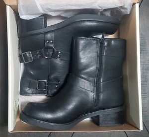 No Boundaries Women's Size 9 Buckle Moto Boots NEW! - Picture 1 of 3
