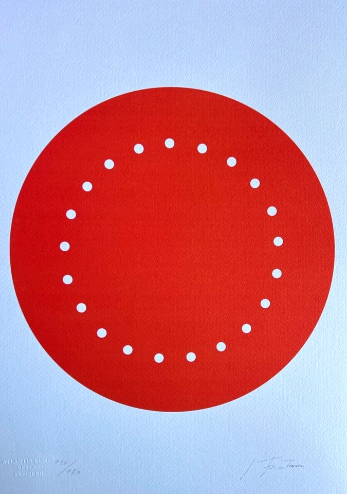 Litografía Lucio FONTANA certificado de autenticidad original firmada pluma 180 ex numerada a lápiz Foto 1 de 4