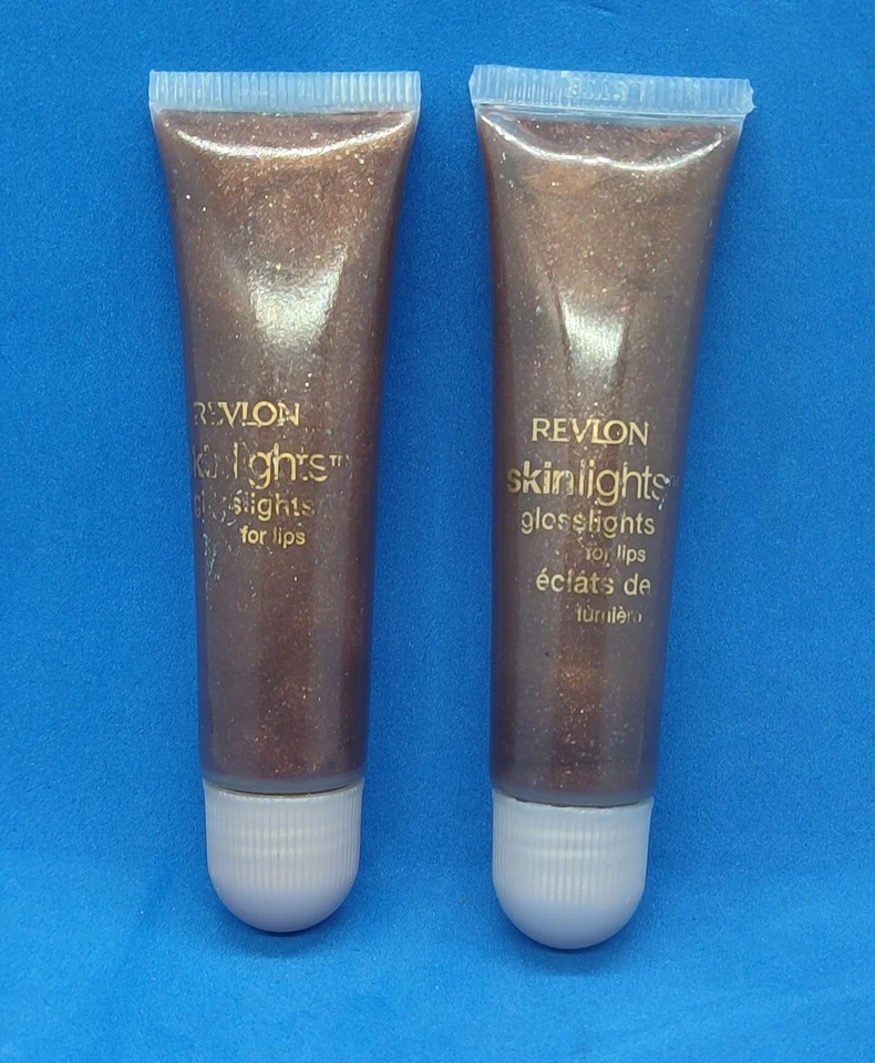 Revlon SkinLights Glosslights for Lips 04 TOPAZ .5 fl oz/15ml (LOT OF 2) - Image 1 of 3