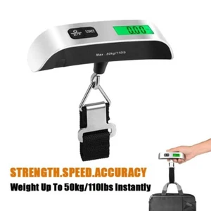 Báscula digital de equipaje maleta bolsa portátil 50 kg LCD electrónica de viaje - Imagen 1 de 7
