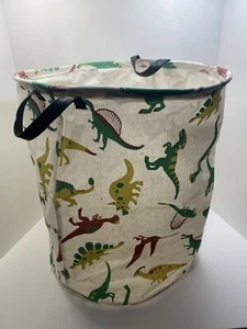 Bolso de lavandería plegable con estampado de dinosaurio EDC con asas similares al cuero 19,7x15,7 - Imagen 1 de 12