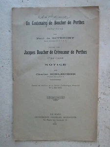 Centenaire de BOUCHER DE PERTHES (Ardennes), 1932. - Picture 1 of 3