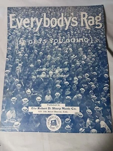 Everybody’s Rag 1910 Vintage Sheet Music - Picture 1 of 3