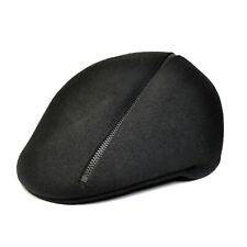 RARE - Bailey Hats - Wool felt Cap with Zip detail.. Black.  M/L