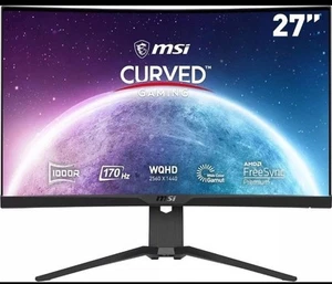 MSI G272CQP Monitor Gaming curvo 27" WQHD (2560x1440), 170Hz, 1ms, FreeSync Prem - Zdjęcie 1 z 3