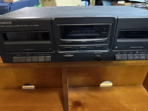 Kenwood KX-W595 Dual Deck Kassettenrecorder neue Riemen Top Zustand - Bild 1 von 8