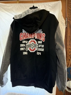Adulto 2XL - Ohio State Buckeyes 8 Time National Champions Chaqueta Universitaria Foto 1 de 4