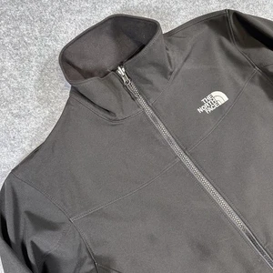 The North Face Jacket Mens Small Black Softshell Full Zip Fleece Lined A7YW F13 - Picture 1 of 10