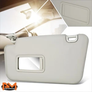 For 09-13 Subaru Forester Driver Left Side Sun Visor Sunshield w/ Mirror Gray - Picture 1 of 7