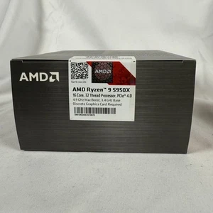 AMD Ryzen 9 5950X 16-Core 32-Thread 4.9GHz AM4 Desktop Processor PCIe 4.0 - Picture 1 of 6