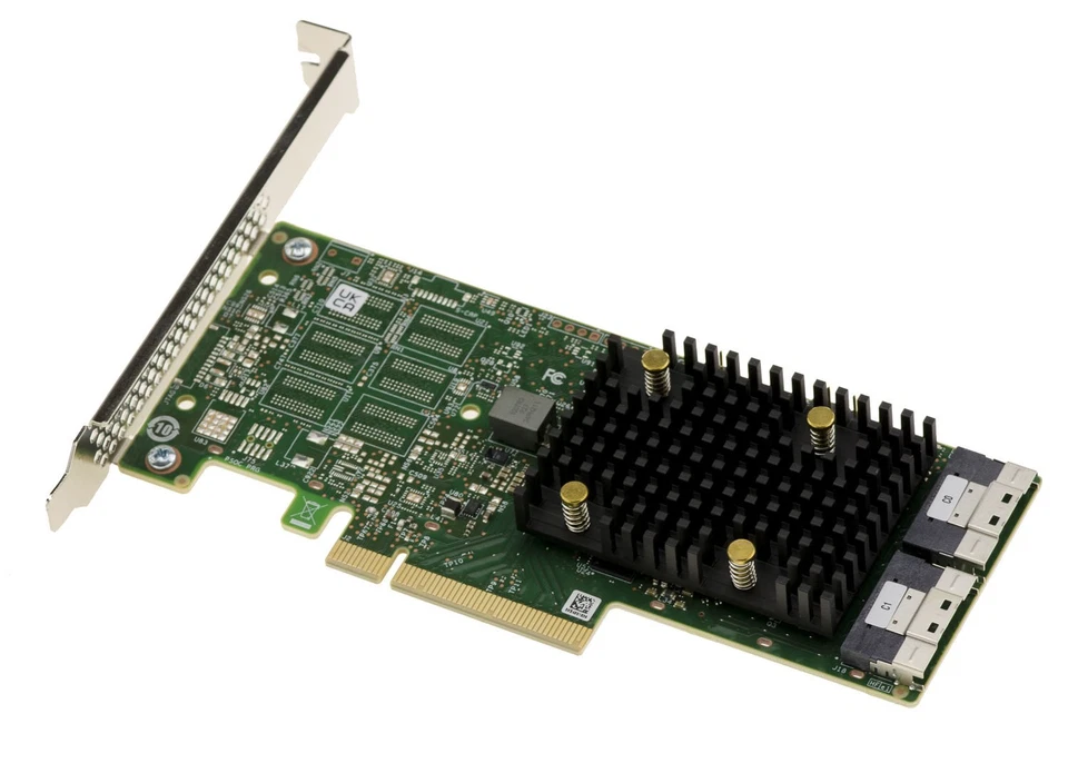 Scheda PCIe 4.0 X8 Trimode SAS SATA NVMe 12GB 16 Porte Interne. OEM 9500-16I - Immagine 1 di 4