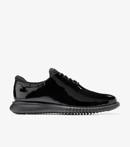 Cole Haan C37085 Größe 8 Herren Zerogrand Laser Wing Oxford Schwarz Lack - Bild 1 von 5