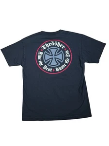 Camicia Skater Indipendente Skate Board Trucks Streetwear Nera Adulto Media - Foto 1 di 6