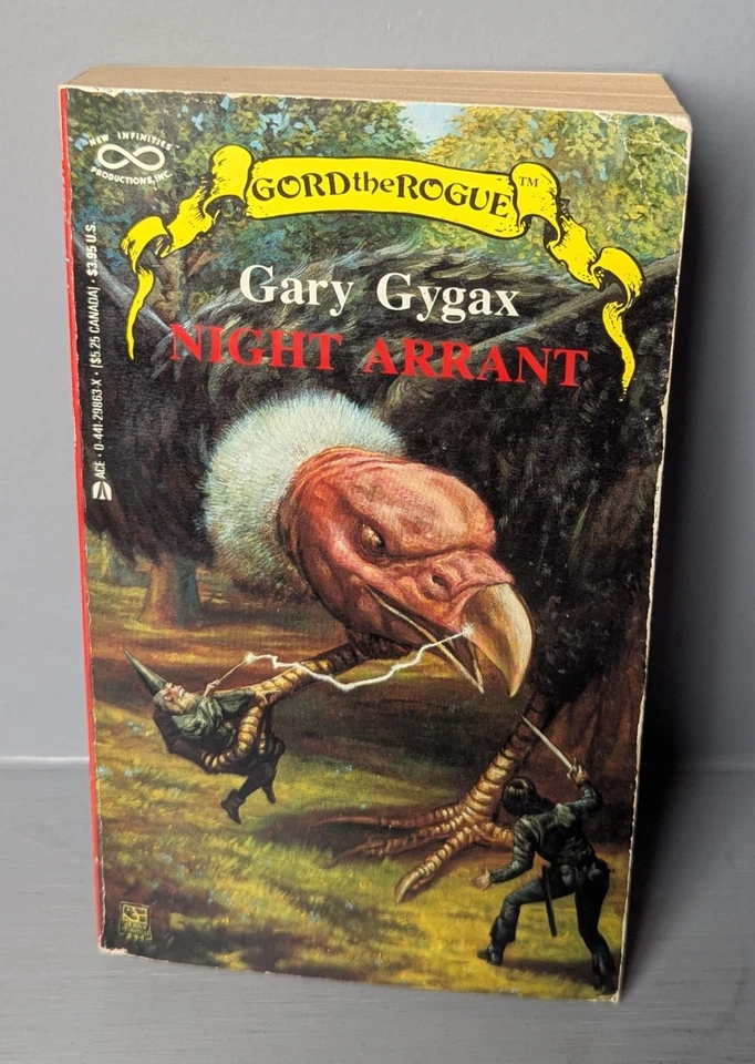 Night Arrant by Gary Gygax 1st print 1987 Gord the Rogue - Image 1 of 3