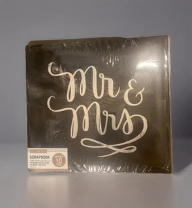 K & Company MR. & MRS. WEDDING Scrapbook Photo Album 12” X 12” W/10 Pages - Picture 1 of 3
