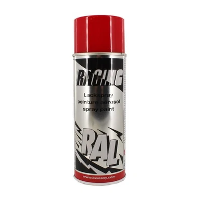 AUTO-K Bombe de peinture carrosserie voiture Racing RAL3000 rouge feu 400ml