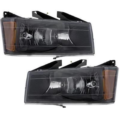 Headlight Set For 04-12 Chevrolet Colorado GMC Canyon LH RH w/ bulb Foto 1 de 4
