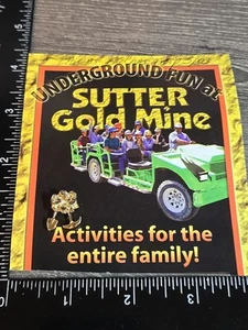 Sutter Goldmine Anstecknadel Goldwaschen Bergmann Souvenir Pin Uu - Bild 1 von 3