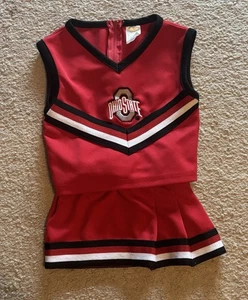 Toddler Girl’s 2T Ohio State Buckeyes Cheerleader 2 Piece Outfit - Picture 1 of 7