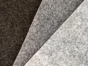 Filz grau 1x2 m Premium Nadelfilz 3-4 mm 390 g/m2 für VW Bus Innenausbau Camper - Bild 1 von 8