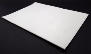Professional Quality Felt Sheet Self Adhesive Rectangular White 2mm din A6 A5 A4 - Picture 1 of 4