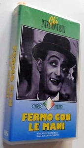 VHS TOTO GLI INTRAMONTABILI FERMO CON LE MANI - Picture 1 of 2