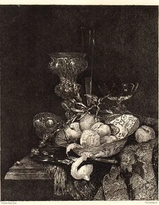 STARKWASSER 1860 / DIE DELFT PLATTE Kalf Willem 1693 - Bild 1 von 1