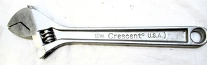 Vintage Crescent 12" Adjustable Wrench - Made In USA - Picture 1 of 5