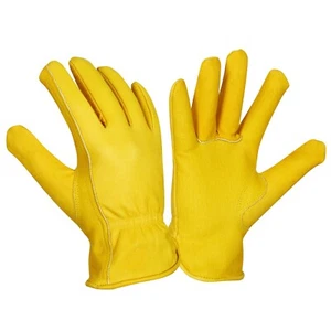 12 PAAR FLEECE GEFÜTTERTE LEDER LKW FAHRER ARBEITEN WINTERHANDSCHUHE ZUM DIY WERKZEUGE - Bild 1 von 3