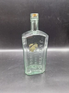 J & E ATKINSON 24 ALTE BOND ST LONDON EAU DE COLOGNE FLASCHE TEILETIKETT UM 1920 - Bild 1 von 7