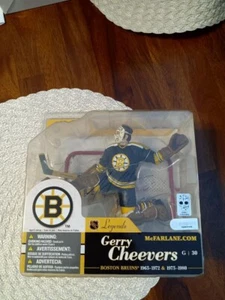 McFarlane Sportspicks NHL Legends Series 1 "Gerry Cheevers" AUTO Boston Bruins - Picture 1 of 8
