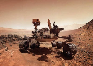 Carte postale - Curiosity Rover explorant Mars - Imagen 1 de 1