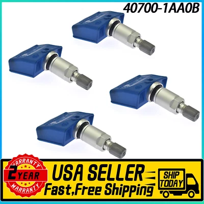 4 Tire Pressure Sensors TPMS OEM 40700-1AA0B 315MHz for Infiniti Q45 Nissan - Image 1 of 4