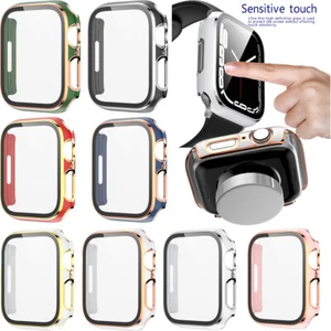 Funda protectora de pantalla completa para Apple Watch Series 7 6 5 4 SE 40/41/44/45mm - Imagen 1 de 96