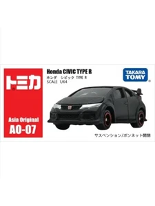Tomy Tomica Asia Original AO-07 Honda CIVIC TYPE R Black Model Toy Car Limited - Picture 1 of 4