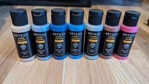 Arteza Fabric Colours X 7 New - Picture 1 of 2