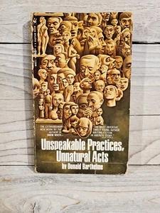 Donald Barthelme - Unspeakable Practices, Unnatural Acts (Bantam, 1969, 3rd pr) - Picture 1 of 3