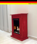 Ethanol Firegel Fireplace Cheminee Madrid Deluxe Red + 1 Stainless Steel Burner