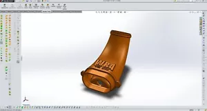 VAG 2.0FSI, 2.0TFSI, 3.2FSI 4.2FSI - Adaptador de vacío puerto de carbono explosión de nogal - Imagen 1 de 11