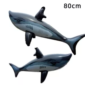 Cute Inflatable Simulation Shark Swimming Pool Beach Water Toys for Children b - Picture 1 of 6